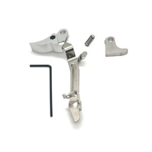 ⚡ New: AR-15 Lab GLOCK FRT V2 6061 ALUMINUM TRIGGER BAR KIT, SILVER CURVE, GEN 1 2 3 4, 9mm, .40, .357