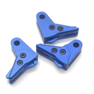 ⚡ New: AR-15 Lab BLEM-CHIP Standard Semi-Auto Royal Blue 6061 Aluminum Flat Glock Trigger